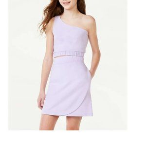 NWT Free Assembly Girls Lilac Asymmetrical Tank Top and Skirt Set Size 14